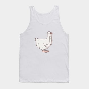 Duck with hands Tank Top